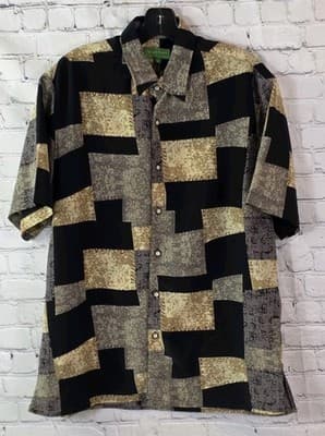 Giorgio Inserti Men's Medium Multicolored Pattern S/S Shirt