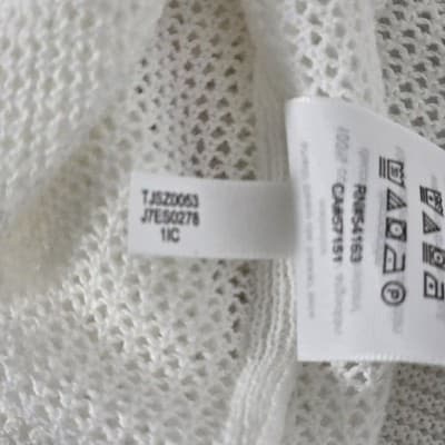 Tommy Hilfiger Women's Large White Anchor Nautical Knit Sweater - Thumbnail 7