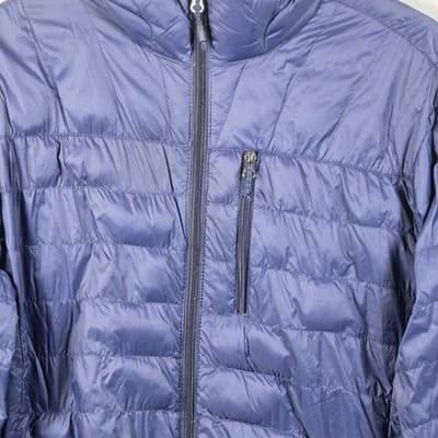 Hawke & Co Men's Dark Blue Size Small Full Zip Puffer Jacket - Thumbnail 2