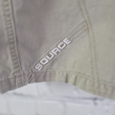 Y2K The Source Jean Men's 36 Khaki Skater Baggy Shorts - Thumbnail 3