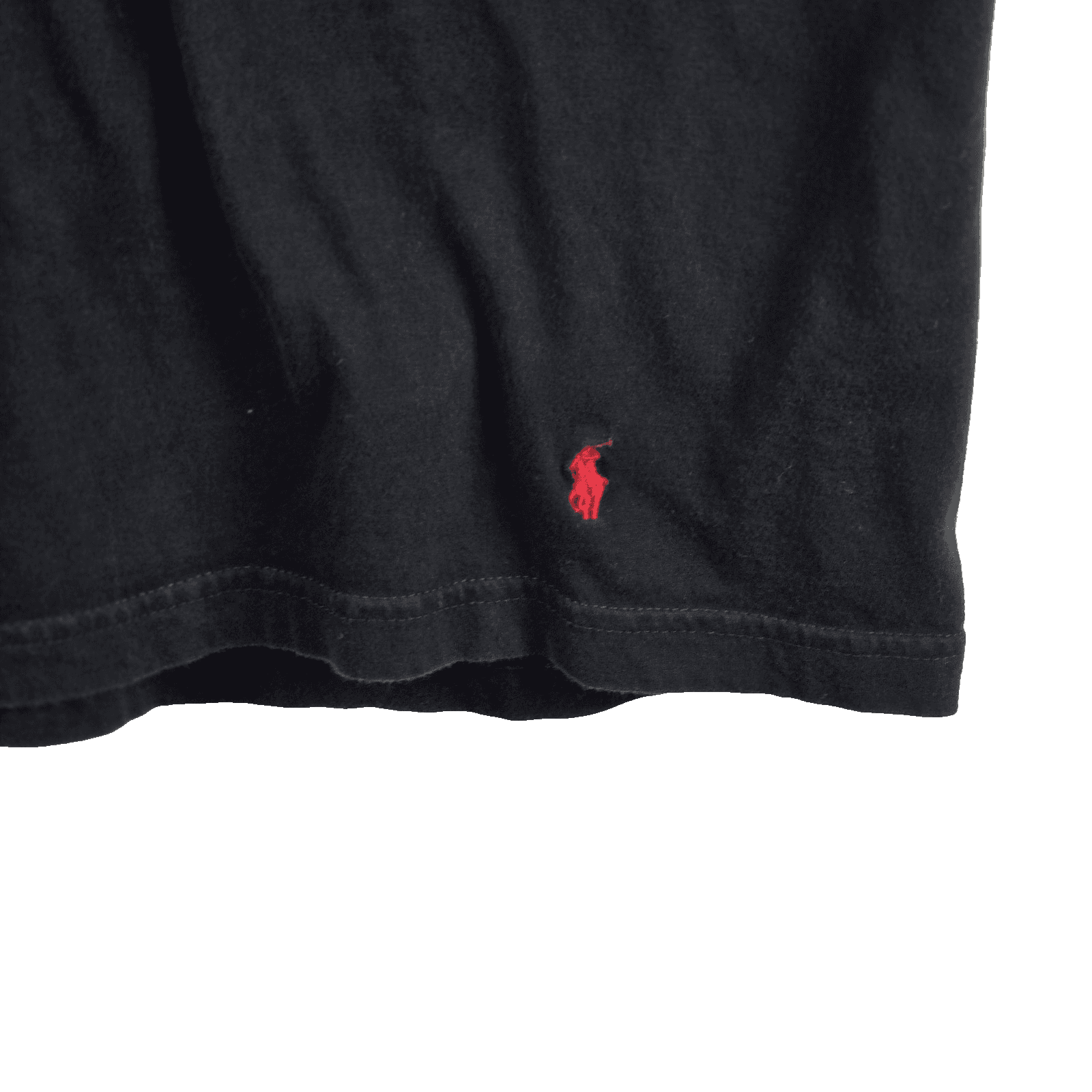 Polo Ralph Lauren Men's Large Black V-Neck Classic Fit Short Sleeve Shirt (2) - Thumbnail 4