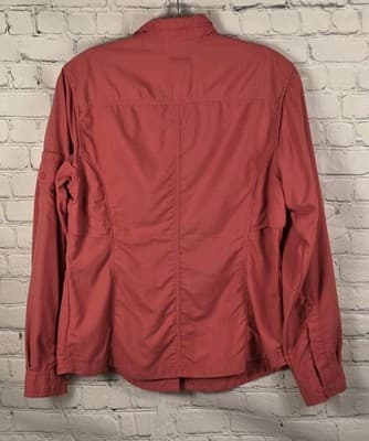 Columbia Women's Medium Coral Titanium Vented Roll Tab Fishing Shirt - Thumbnail 11