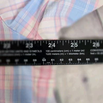 Columbia Super Tamiami Men's XL Blue & Pink Checkered Short Sleeve Fishing Shirt - Thumbnail 10