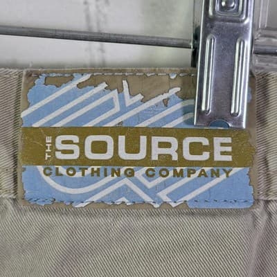 Y2K The Source Jean Men's 36 Khaki Skater Baggy Shorts - Thumbnail 10