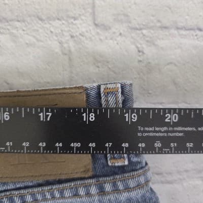 Vintage Calvin Klein Men's Size 38 Blue jeans Shorts - Thumbnail 9