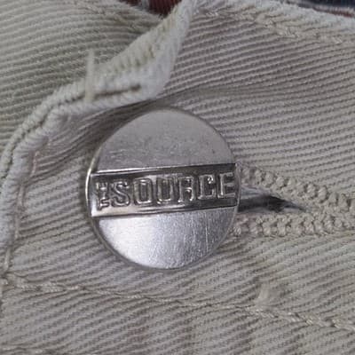 Y2K The Source Jean Men's 36 Khaki Skater Baggy Shorts - Thumbnail 4