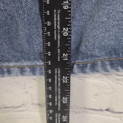 Vintage Calvin Klein Men's Size 38 Blue jeans Shorts - Thumbnail 14