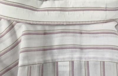 Sears Roebuck Men' 17 Tan & White Multicolored Short Sleeve Button Up Shirt - Thumbnail 10