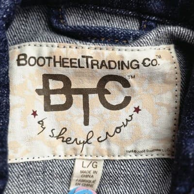 Boot Heel Trading Co By Sheryl Crow Women’s Large Denim Jeans Jacket - Thumbnail 4
