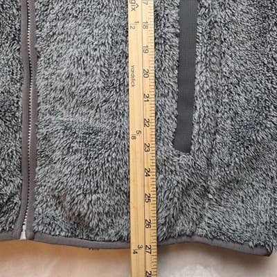 Flag & Anthem Vest Mens Large Gray & Black Outerwear Full Zip Vest - Thumbnail 9