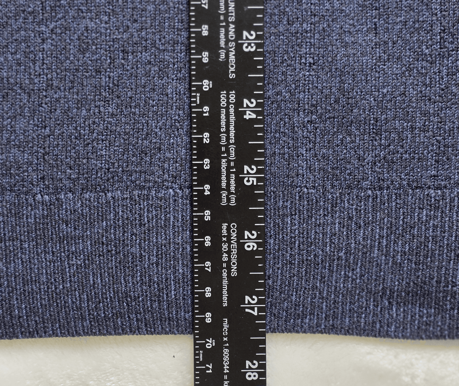 Geoffrey Beene Men’s XXL Blue Knit Long-Sleeve Acrylic Sweater - Thumbnail 5