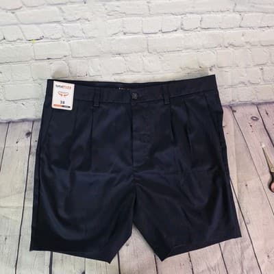 Roundtree & Yorke Men's Size 38 Black Golf Shorts