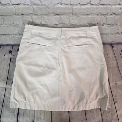 Nike Golf Dry Fit Size 10 Ivory/Off White Shorts - Thumbnail 3