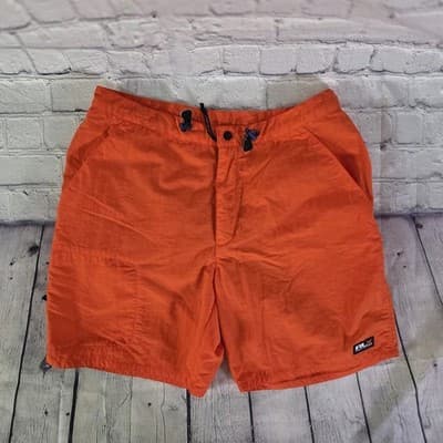 RLX Ralph Lauren Men's Medium Orange Lined Swimming Trunks - Image 1