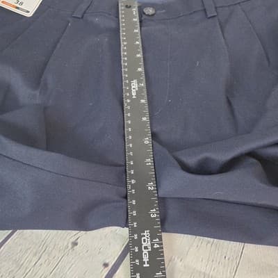 Roundtree & Yorke Men's Size 38 Black Golf Shorts - Thumbnail 10