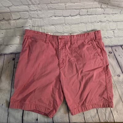 Polo Ralph Lauren Men's 40 Pink Chino Flat Front Casual Shorts - Image 1