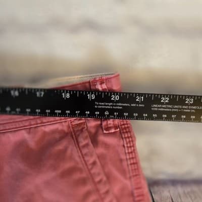 Polo Ralph Lauren Men's 40 Pink Chino Flat Front Casual Shorts - Thumbnail 4