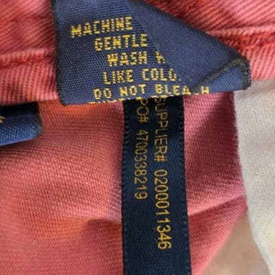 Polo Ralph Lauren Men's 40 Pink Chino Flat Front Casual Shorts - Thumbnail 3