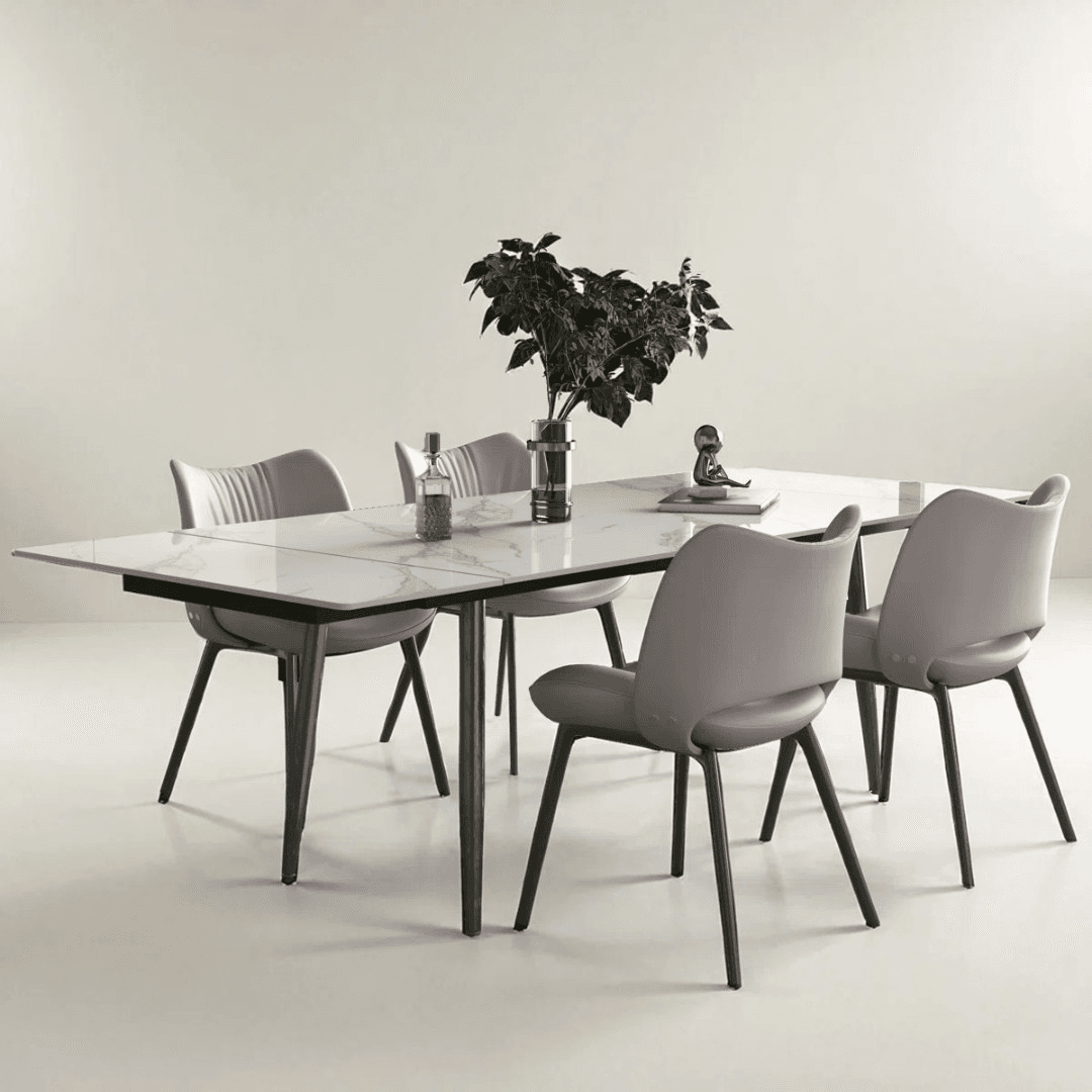 Brayden Studio Extendable Sintered Stone Dining Table - Image 1