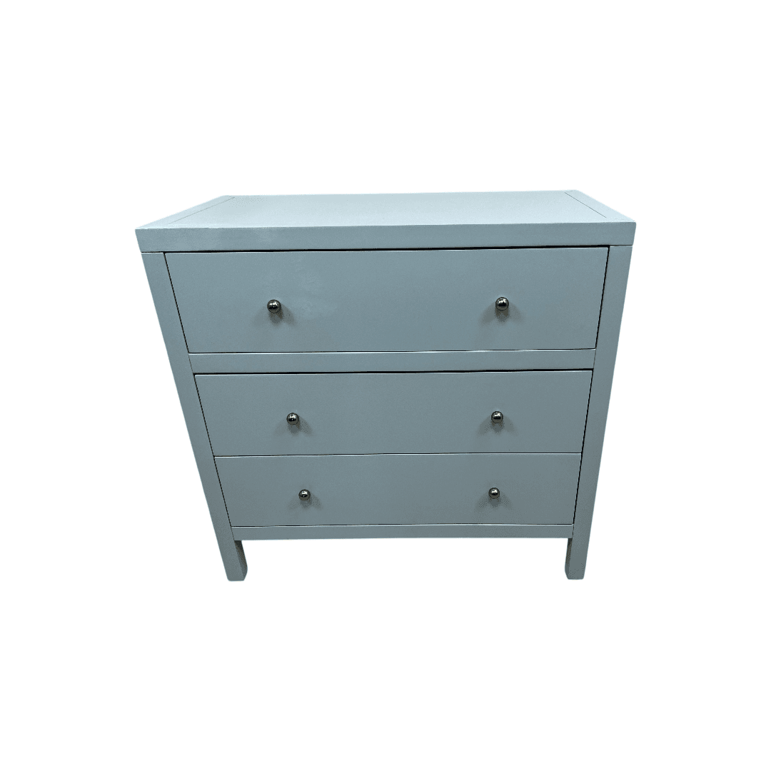 Joss and Main Celine 34" 3-Drawer Nightstand - Light Blue - Thumbnail 11