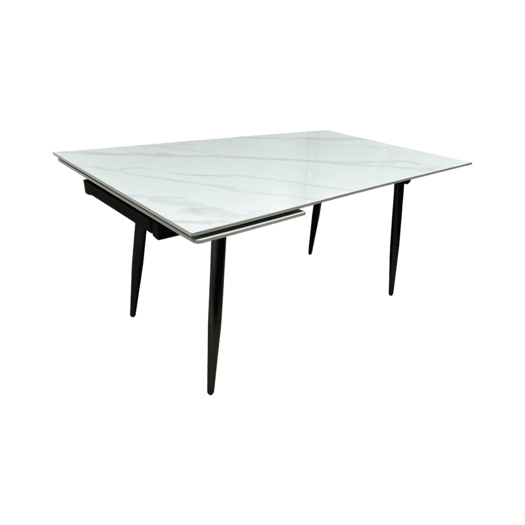Brayden Studio Extendable Sintered Stone Dining Table - Thumbnail 2
