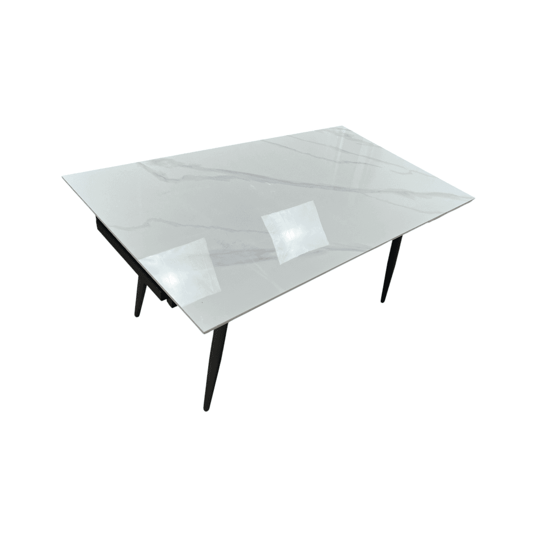 Brayden Studio Extendable Sintered Stone Dining Table - Thumbnail 8