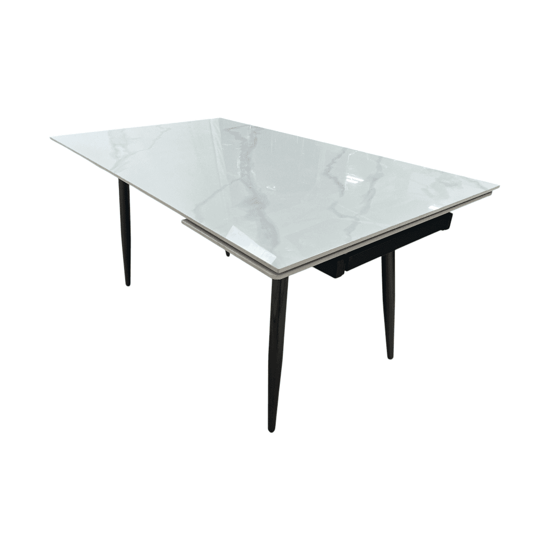 Brayden Studio Extendable Sintered Stone Dining Table - Thumbnail 5