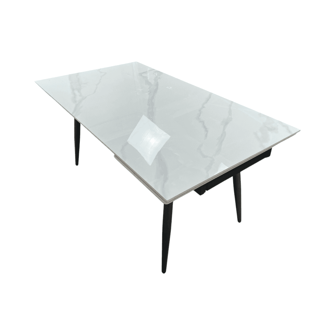 Brayden Studio Extendable Sintered Stone Dining Table - Thumbnail 6