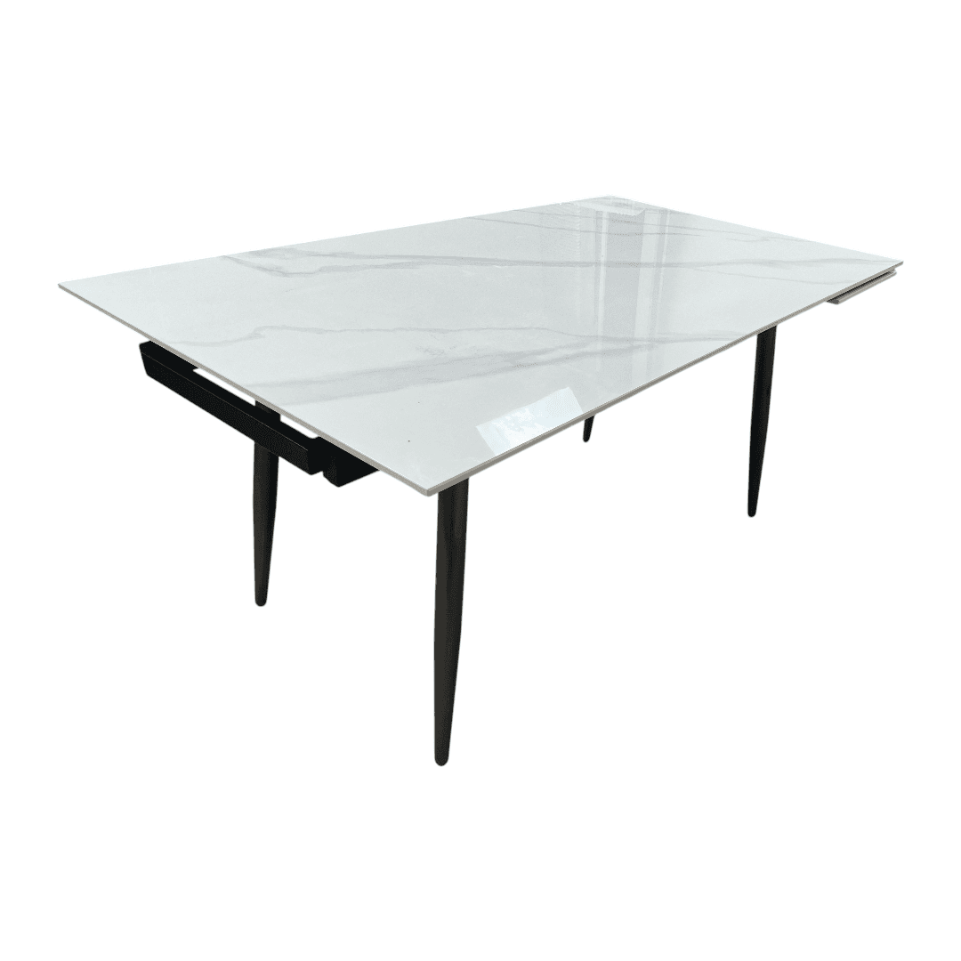 Brayden Studio Extendable Sintered Stone Dining Table - Thumbnail 7