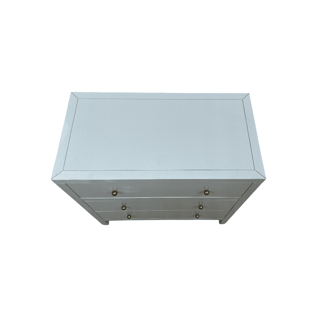 Joss and Main Celine 34" 3-Drawer Nightstand - Light Blue - Thumbnail 13