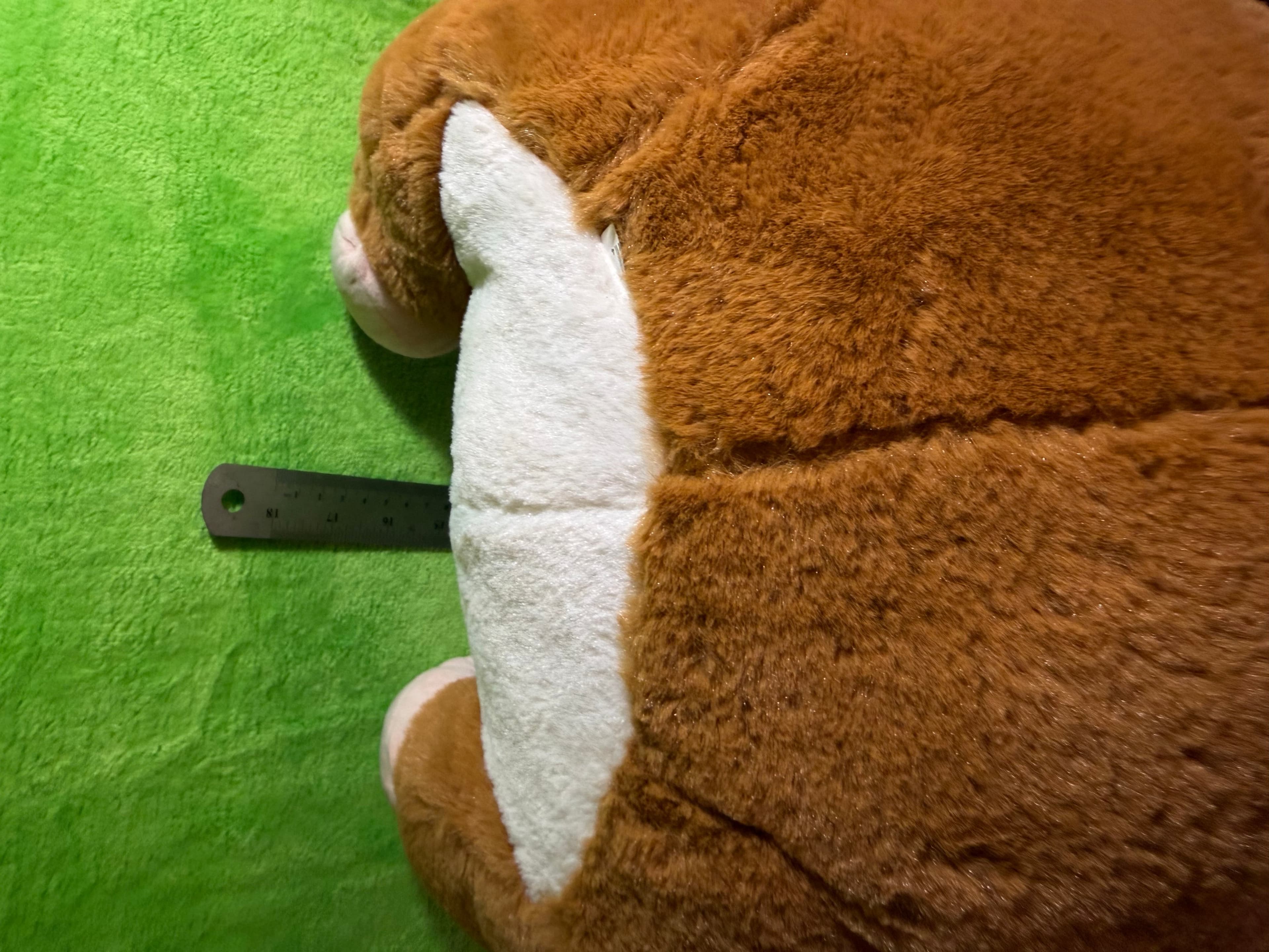 Large Plush Hamster with Donut Accessory Stuffed Animal Toy - Thumbnail 4