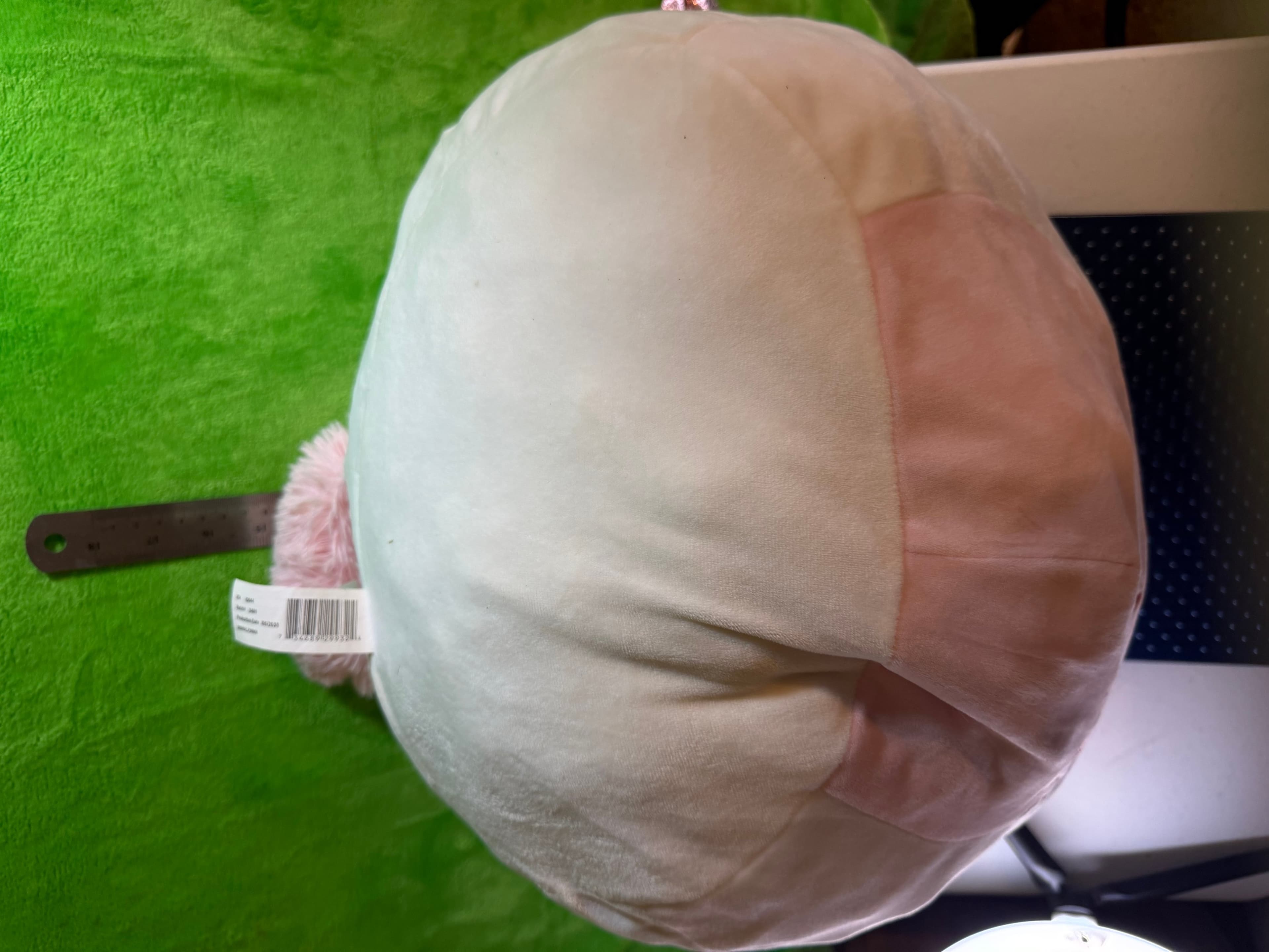 Squishmallows Hug Mees 18" Unicorn Valentine's Love Cream Rose Gold Plush - Thumbnail 5