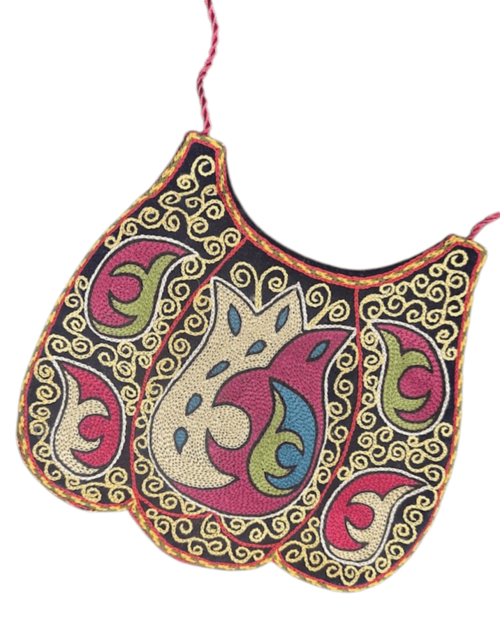 Vintage Uzbekistan Suzani Embroidered Bag - Thumbnail 4