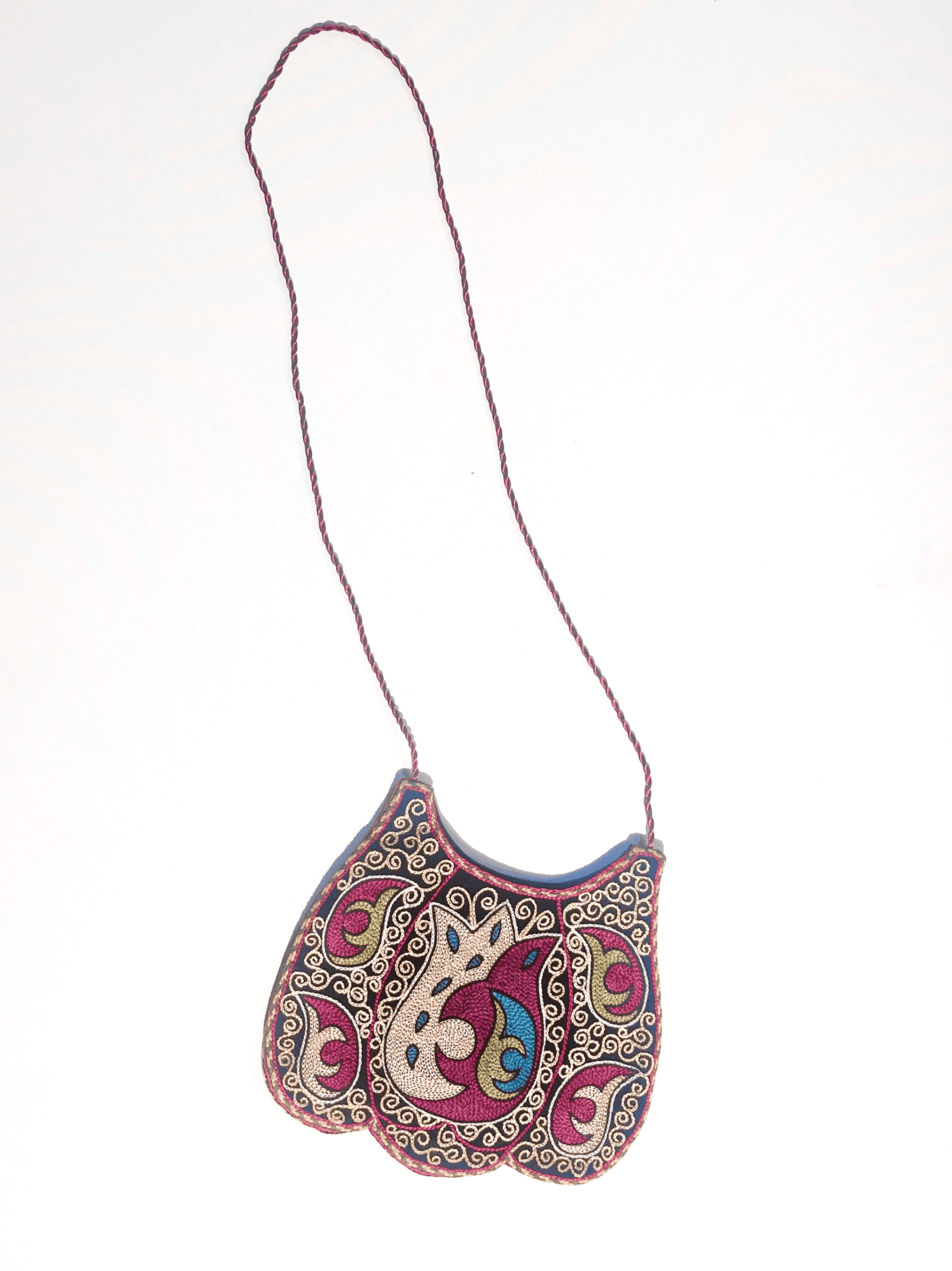 Vintage Uzbekistan Suzani Embroidered Bag - Thumbnail 5