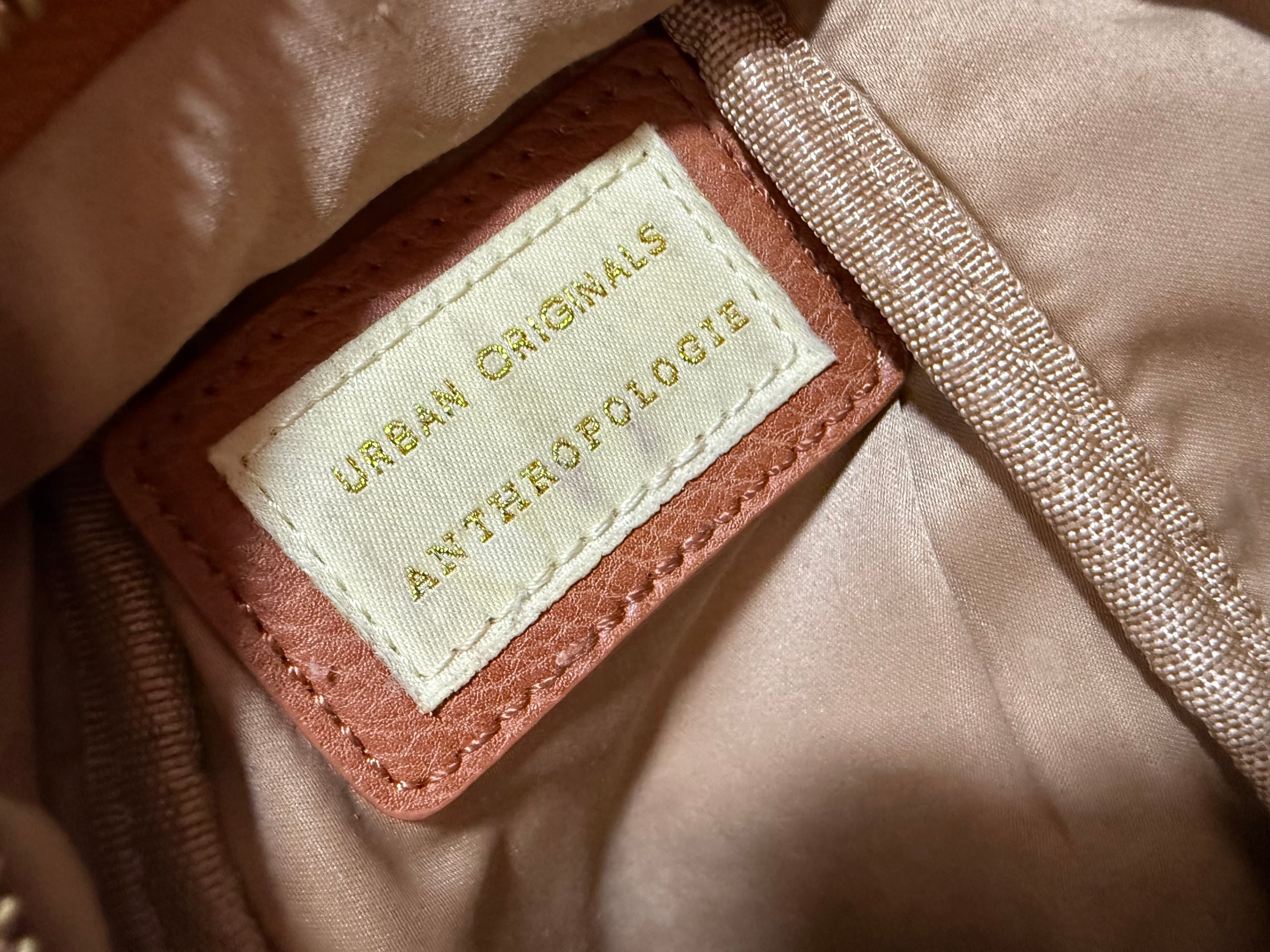 Urban Originals for Anthropologie Brown Crossbody Bag - Thumbnail 2