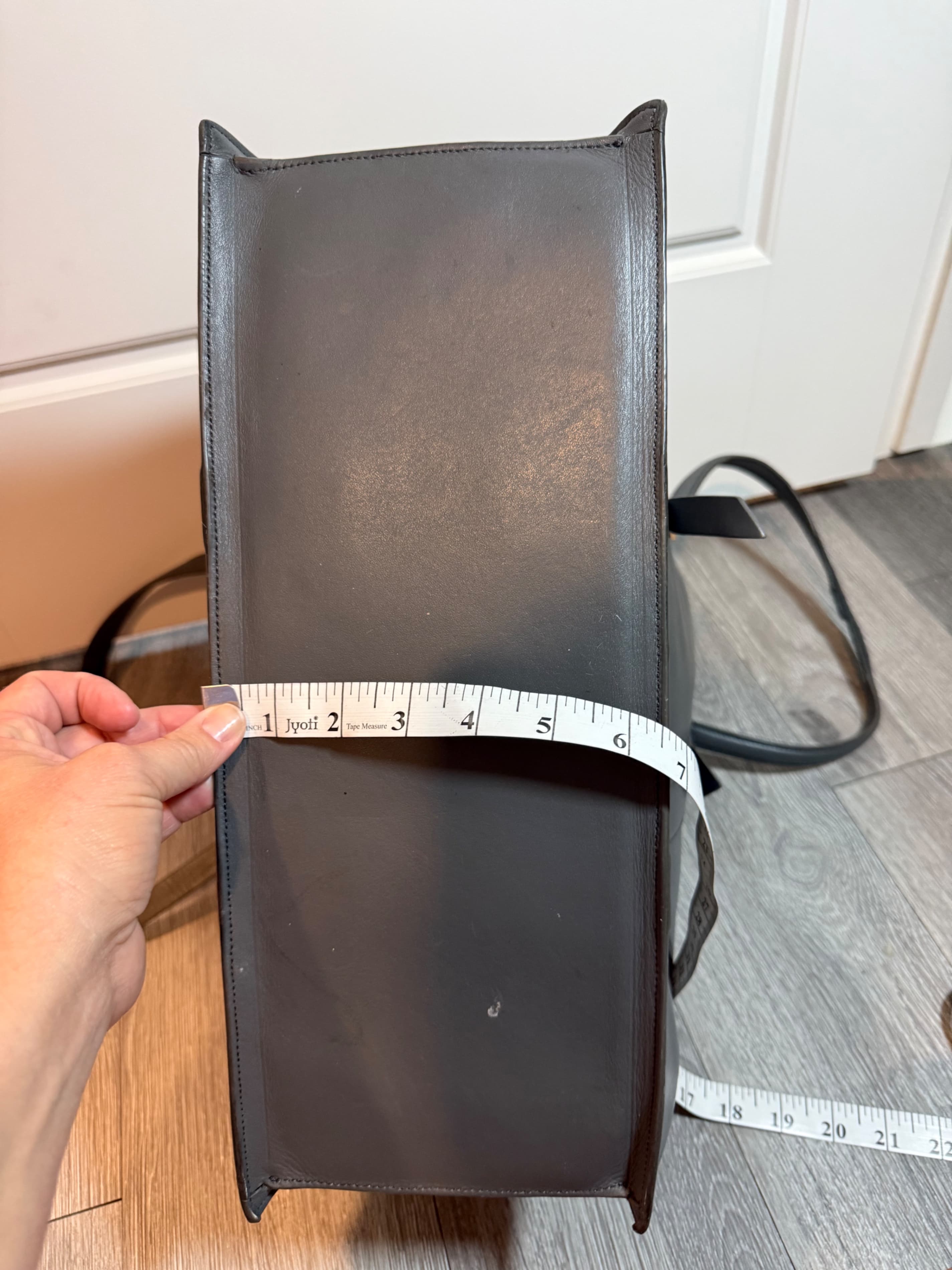 Cole Haan Leather Tote Bag with Dual Handles - Thumbnail 5