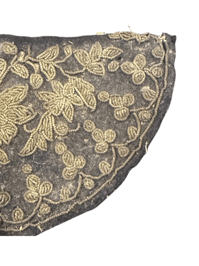 Vintage Embroidered Lace Appliques Floral Design - Thumbnail 4
