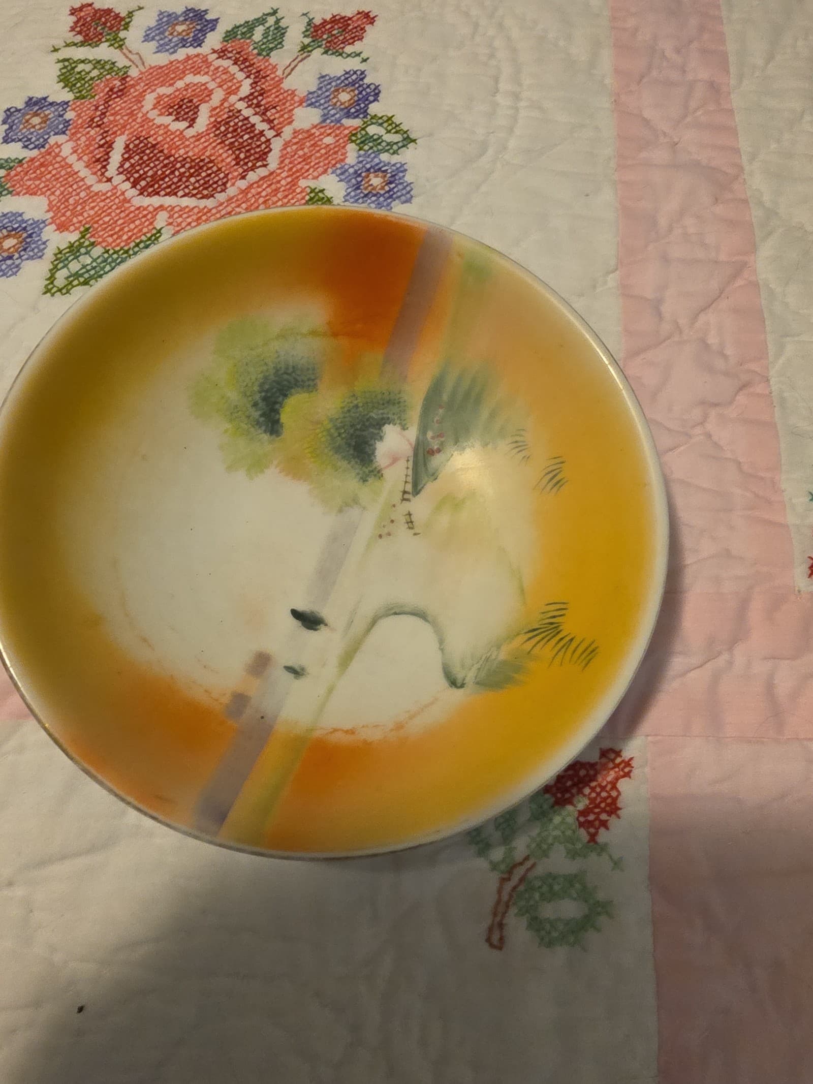 Hand painted bowl japan