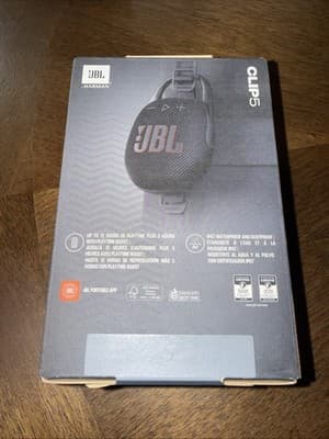 JBL CLIP 5 Portable Bluetooth Waterproof Speaker, Brand New In The Sealed Box! - Thumbnail 2