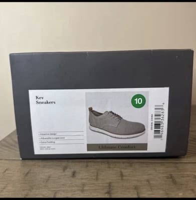 Goodfellow & Co Mens Kev Knit Dress Shoes Gray Size 10M NEW IN THE ORIGINAL BOX! - Thumbnail 2