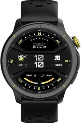 Invicta I-Tech 2 Pro Smartwatch 46mm Black Case Black Band GPS (ITECH-005) NIB - Image 1