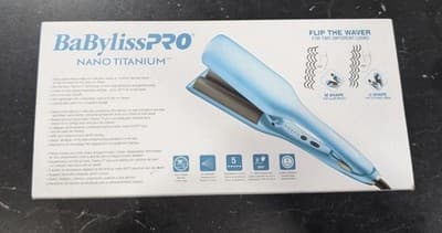 BaBylissPRO Nano Titanium Ionic Deep Hair Waver - Blue BRAND NEW - Thumbnail 3