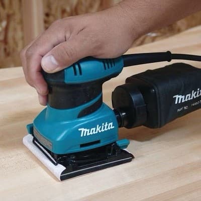 Makita BO4556 1/4" Low Noise Level 14,000 OPM Sheet Finishing Sander NEW IN BOX! - Thumbnail 8
