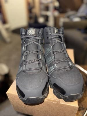 MEN'S TIMBERLAND PRO POWERTRAIN MID ESD WORK BOOTS SIZE 7.5 US MENS - Thumbnail 6