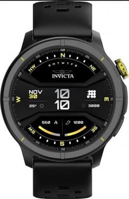 Invicta I-Tech 2 Pro Smartwatch 46mm Black Case Black Band GPS (ITECH-005) NIB - Thumbnail 3