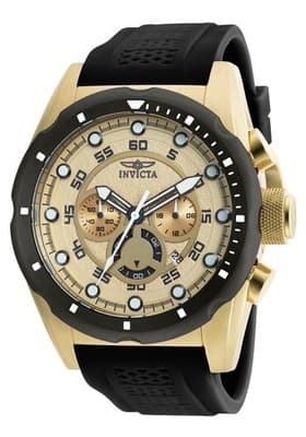Invicta Speedway 18k Gold Plated Men’s Wristwatch Model 20306 50mm - Image 1
