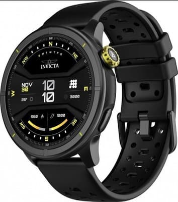 Invicta I-Tech 2 Pro Smartwatch 46mm Black Case Black Band GPS (ITECH-005) NIB - Thumbnail 2