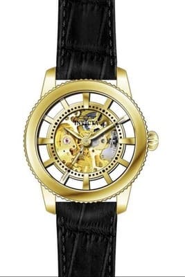 Invicta 22571 Vintage Automatic Skeletonized Dial Mens Watch CEO SIGNED CASE! 🔥 - Thumbnail 12