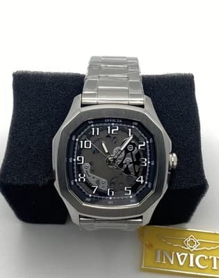 Invicta 50604 S1 Rally Diablo 46mm Quartz Skeleton Open Heart Stainless New 🔥🔥 - Thumbnail 2