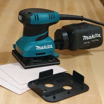 Makita BO4556 1/4" Low Noise Level 14,000 OPM Sheet Finishing Sander NEW IN BOX! - Thumbnail 10